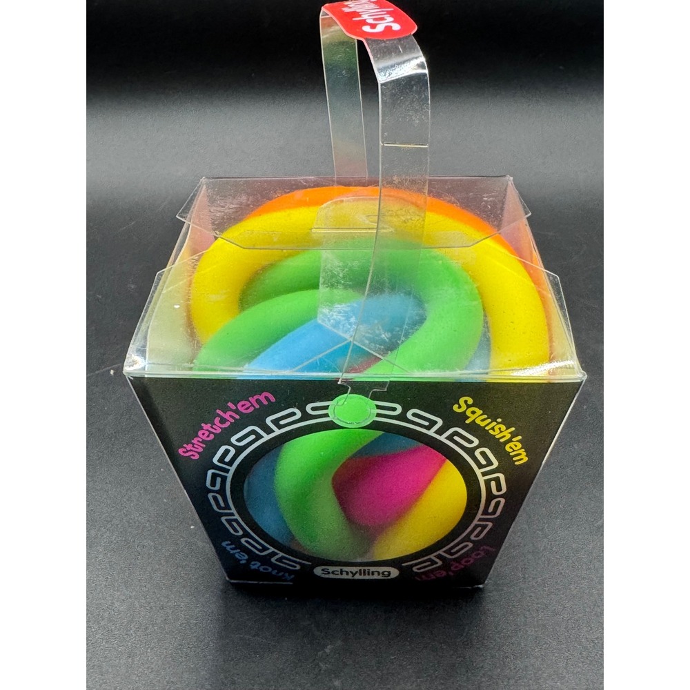 Schylling NeeDoh Noodlies Neon Stretchy Sensory Fidget Toy 5 Pack 22015FS - Picture 2 of 6